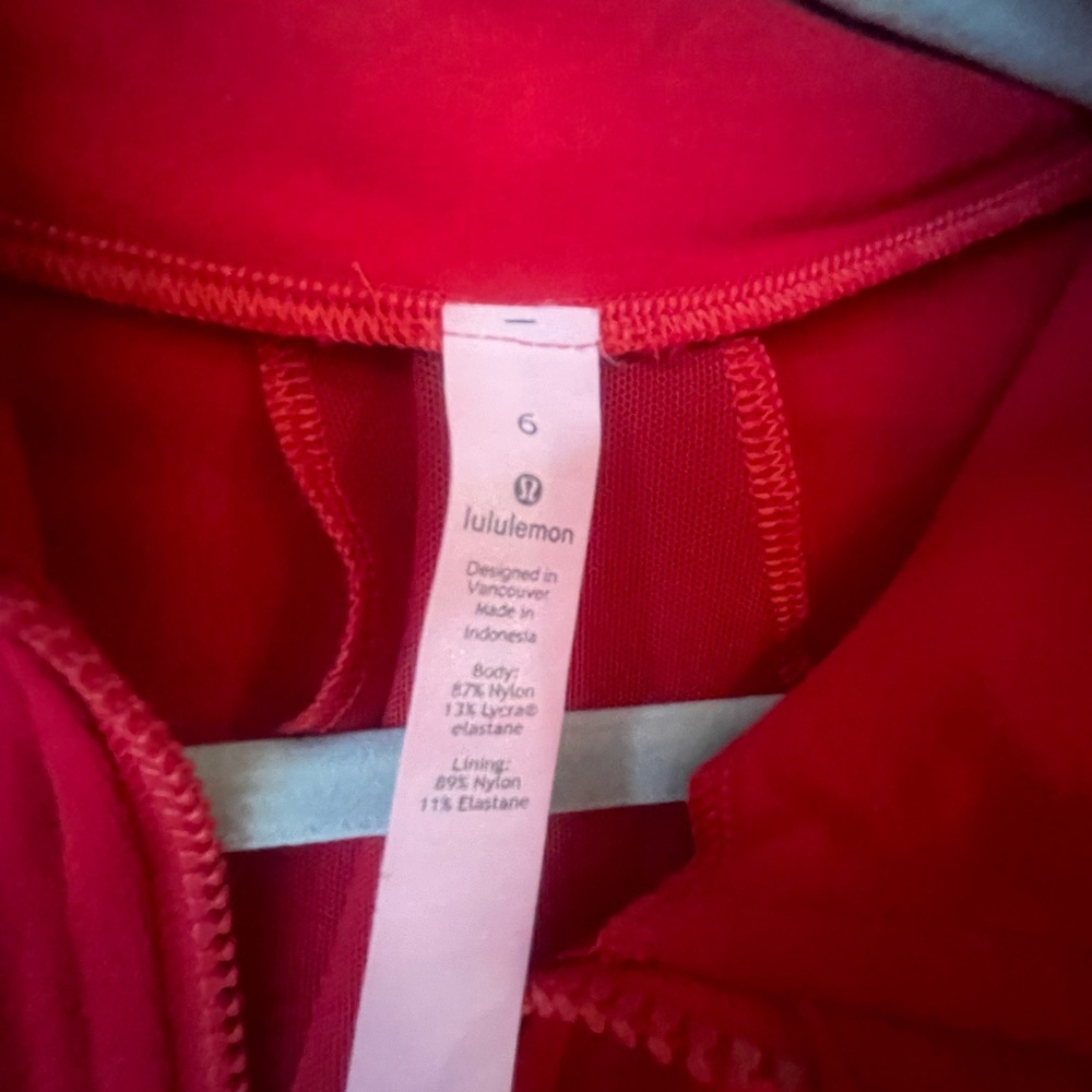 Lululemon Athletica Red Define Jacket - Picture 2 of 5